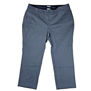 NWOT Catherines The Universal Pant Size 30W Dark Gray Slacks Career/Dress